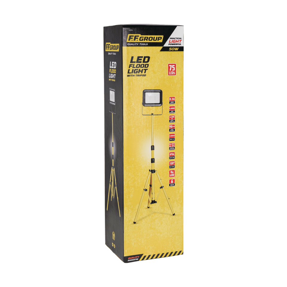 Proyector LED para obras con trípode