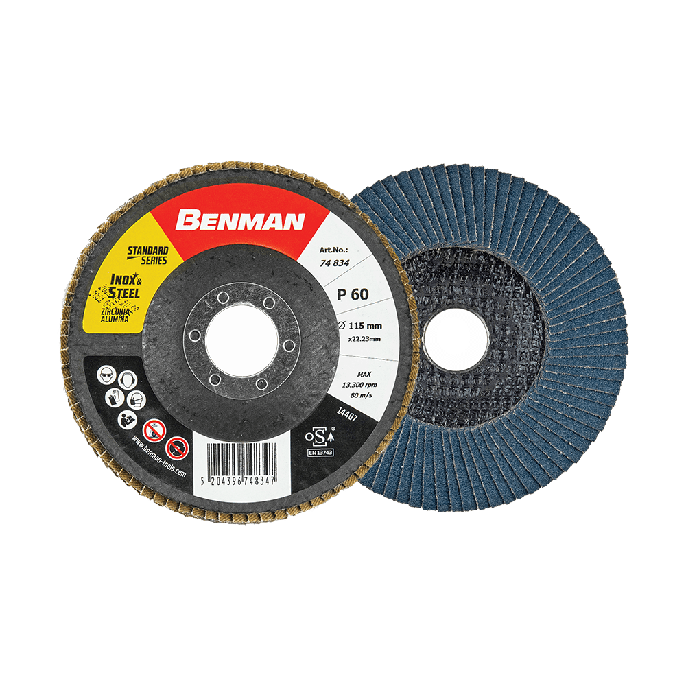 Disco de láminas de circonio Benman Standard Line de 115 mm