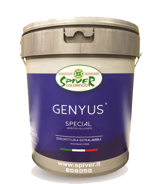 GENYUS SPECIAL extra-washable velvet-effect paint – Spiver