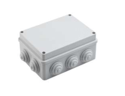 Rosi wall-mounted junction box with cable glands 190x145x80