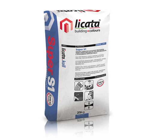 SUPER S1 Tile Adhesive, 25 kg – Licata