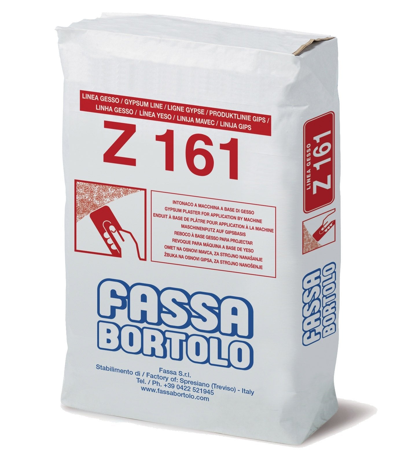 Gypsum and perlite-based base coat for interiors Z 161 kg 25