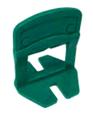Disposable element for tiles from 3 to 12 mm - Green (1 mm for tiles from 3 to 12 mm)