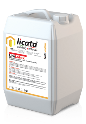Liquid additive for mortars and cements Licalatex Licata