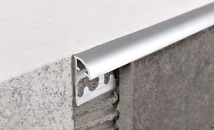 Projolly - 2.7 m Progress anodized aluminum rounded profile