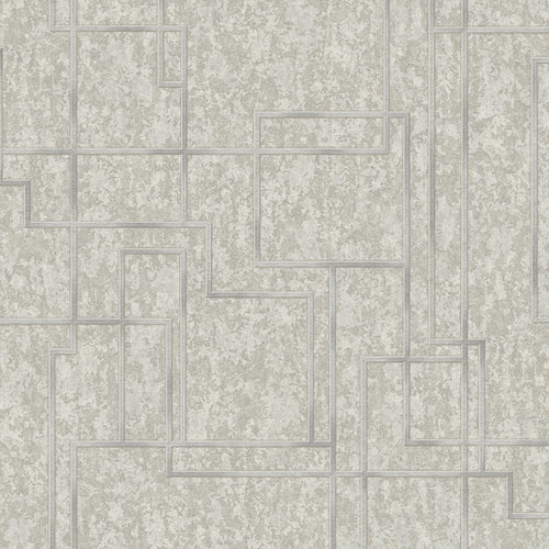Papel pintado AdaWall, colección Octagon, código 1202 - rollo de 10 m² - Gris 3