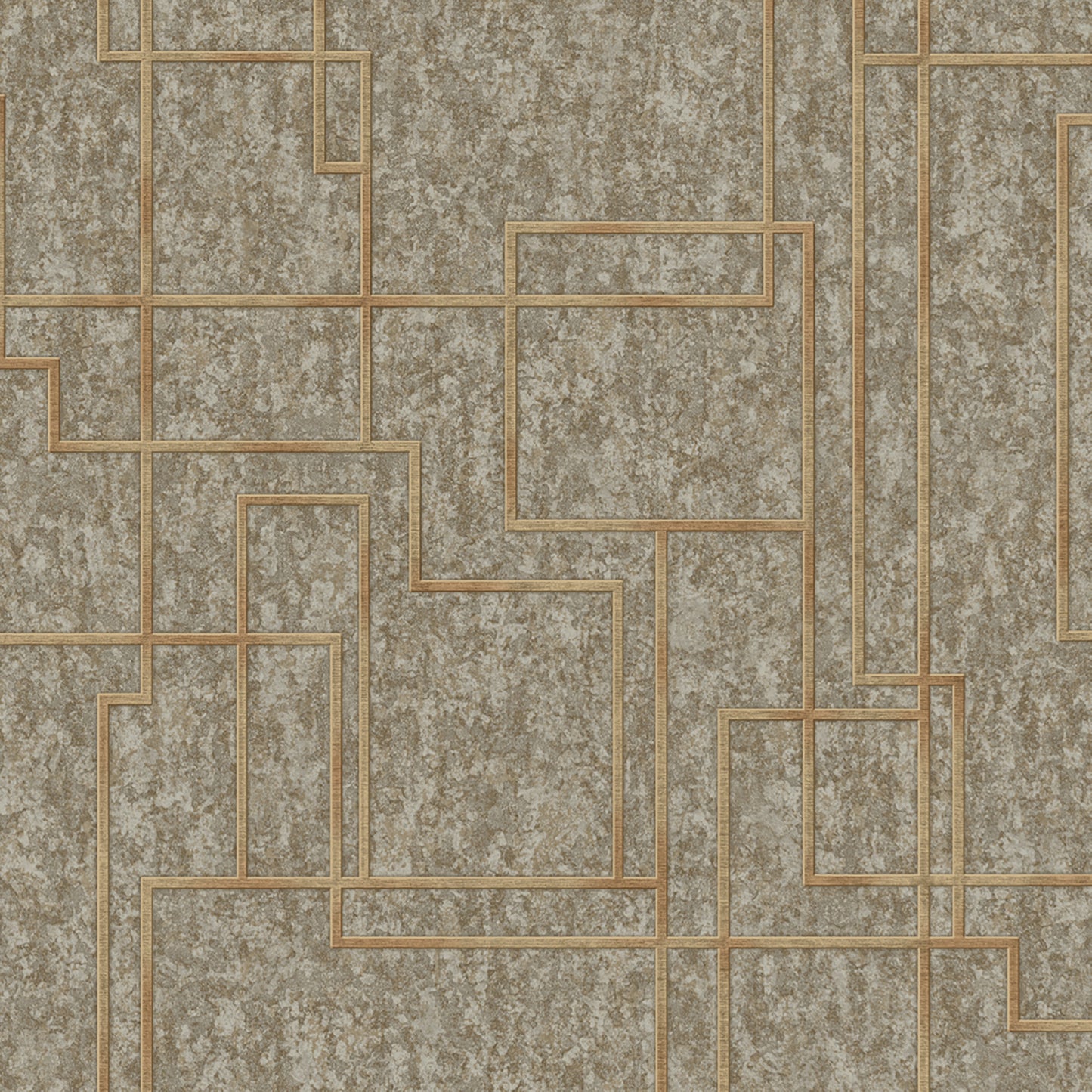 Papel pintado AdaWall, colección Octagon, código 1202 - rollo de 10 m² - Marrón 1