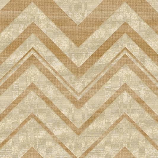 Papel pintado AdaWall, colección Octagon, código 1207 - Rollo de 10 m² - Marrón 2