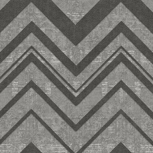 Papel pintado AdaWall, colección Octagon, código 1207 - Rollo de 10 m² - Gris 3