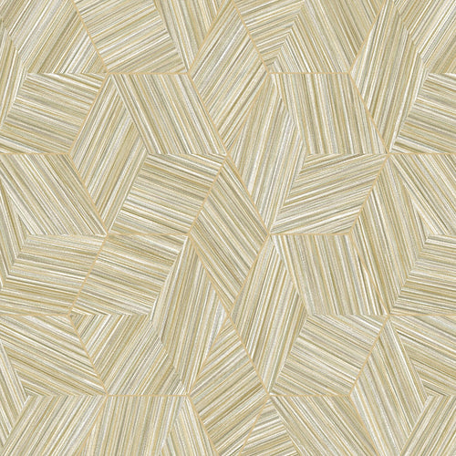 Papel pintado AdaWall, colección Octagon, código 1211 - rollo de 10 m² - Marrón 1