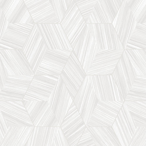 Papel pintado AdaWall, colección Octagon, código 1211 - rollo de 10 m² - Gris