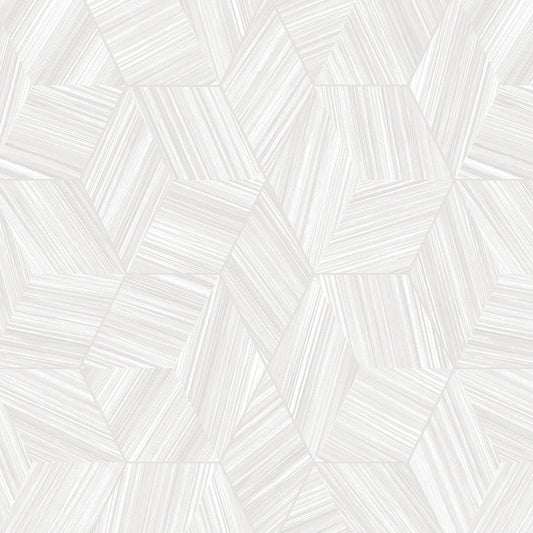 Papel pintado AdaWall, colección Octagon, código 1211 - rollo de 10 m² - Gris