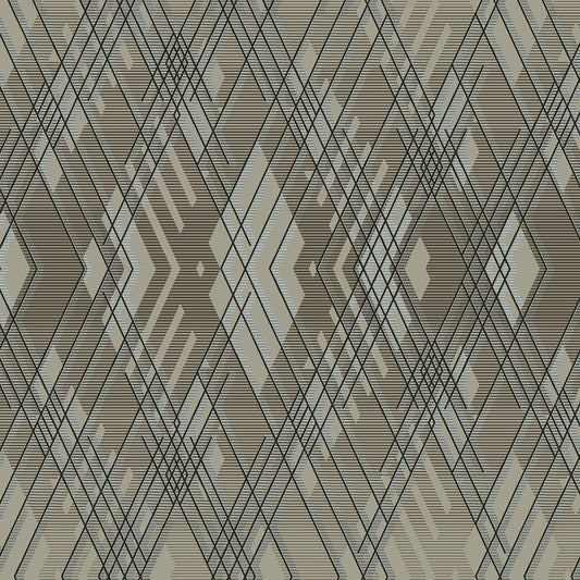 Papel pintado AdaWall, colección Octagon, código 1213 - Rollo de 10 m² - Gris 3