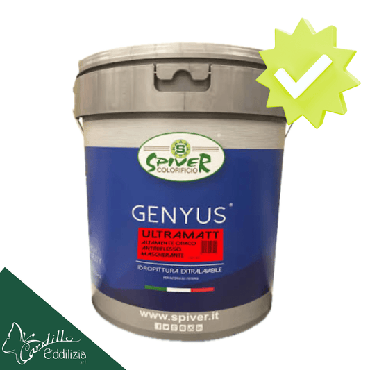 GENYUS ULTRAMATT Pittura professionale superlavabile extra qualità Spiver