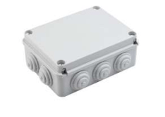 Rosi junction box - wall-mounted with cable glands and screw lid 100X100X50