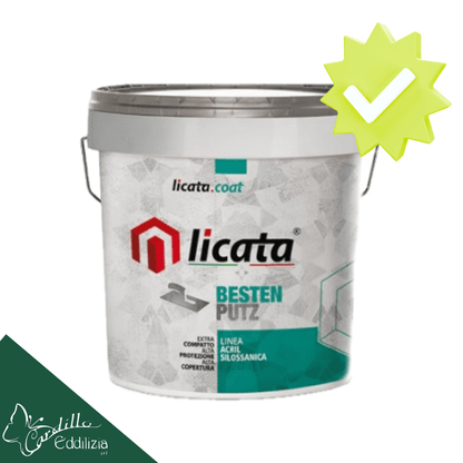 BESTEN PUTZ ACRILICO BIANCO 1.2 - 1.5 MM KG 25 P.P.