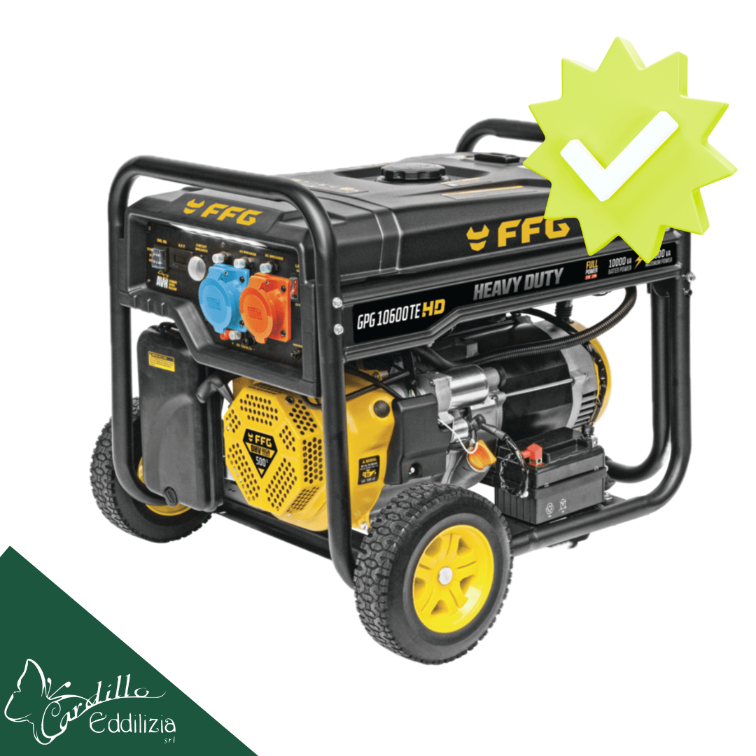 Generatore di corrente a benzina GPG 10600TE HD, 3PH FULL POWER, 10,6kVA, 500cc