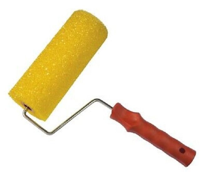 Rodillo de esponja completo con mango, grano medio – 20 cm