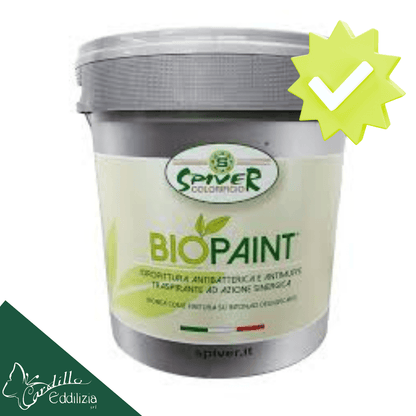 Biopaint Pittura antimuffa antibatterica 4 o 14 litri – Spiver - 4 lt