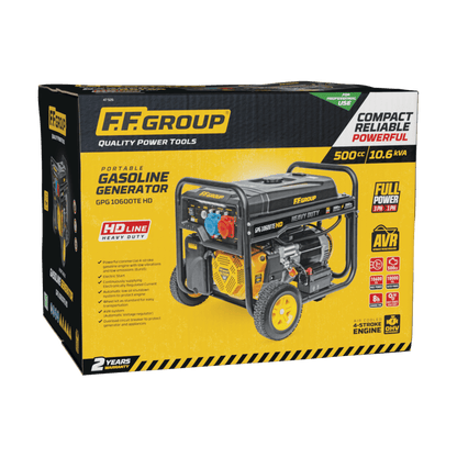 GPG 10600TE HD petrol generator, 3PH FULL POWER, 10.6kVA, 500cc