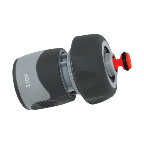 Conector de manguera Benman Aquastop de dos componentes - 3/4"