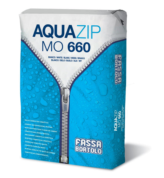 AQUAZIP MO 660 single-component osmotic cementitious mortar, grey, 25 kg