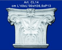 Capitel de yeso para pilastra Art. CL14