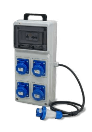 Rosi ASC 4-socket construction site panel