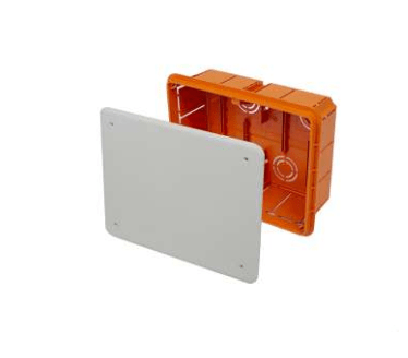 Caja de conexiones empotrada Rosi para paredes de mampostería 160 x 130 x 70 mm