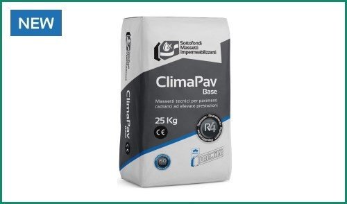 Climapav base thermal cement screed