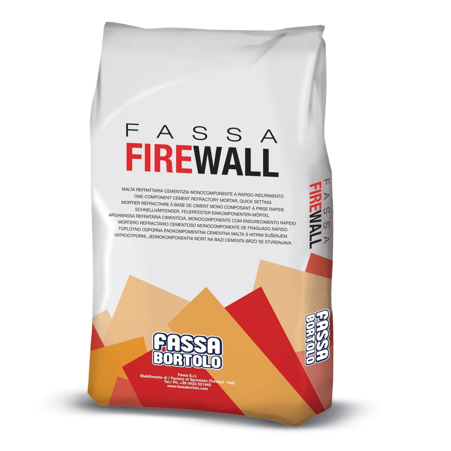 Mortero de cemento refractario FASSA FIREWALL - 5 kg 