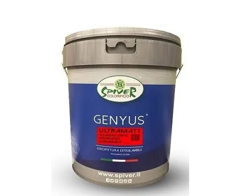 GENYUS ULTRAMATT Professional paint super washable extra quality Spiver