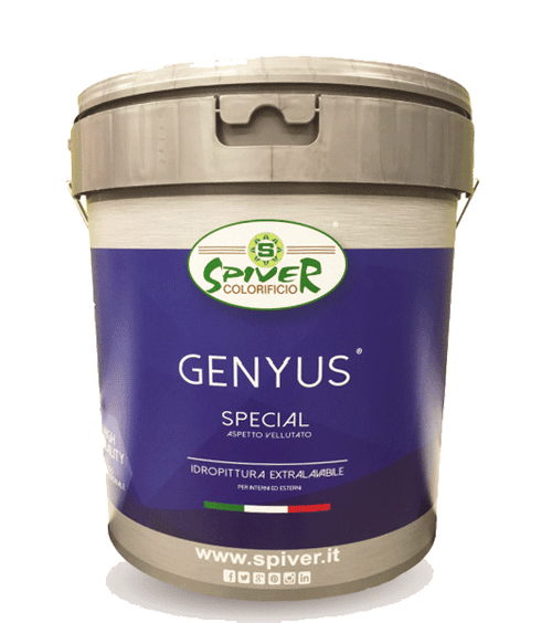 GENYUS SPECIAL extra-washable velvet-effect paint – Spiver