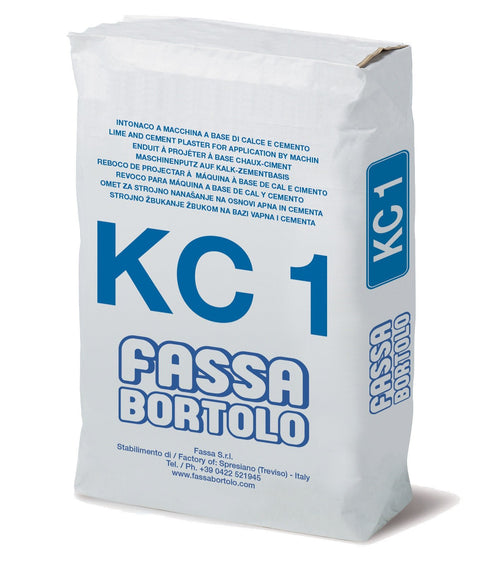 Lime and cement based base plaster for exteriors and interiors KC 1 kg 25