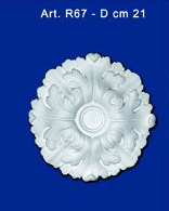 Roseta de yeso mod.R67