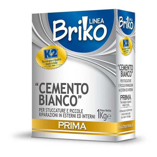 Cemento blanco 1 kg Línea Briko 