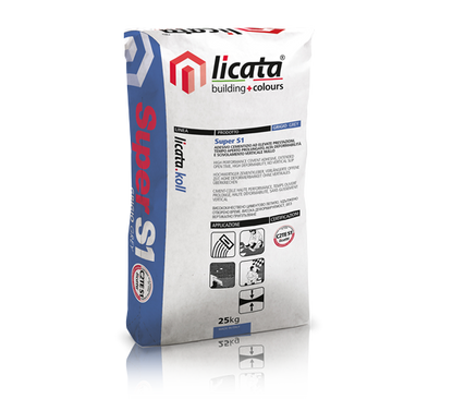 Colla per piastrelle SUPER S1 adesivo cementizio 25 KG – Licata