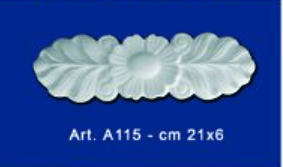 Decoración de yeso mod.A115
