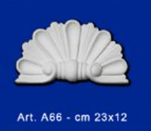 Decoración de yeso mod.A66