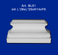 Base de yeso para pilastra mod. BL01