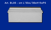 Base de yeso para pilastra mod.BL05