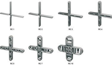 RC Cross-Drilled Spacers 1, 2, 3, 4, 5 and 10 mm - 250 pieces