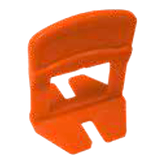 Disposable element for tiles from 3 to 12 mm - Orange (0.5 mm for tiles from 3 to 12 mm)