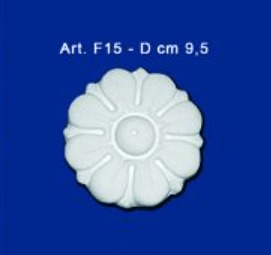 Fiore in gesso mod.F15
