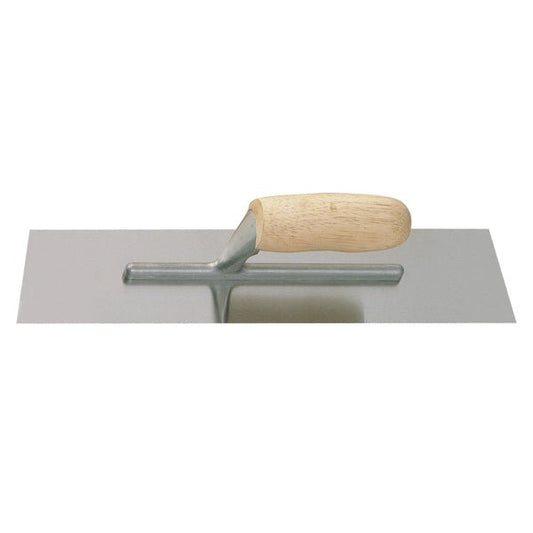 Paleta americana con hoja de acero 355x100 y mango de madera