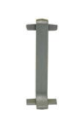 Cover joint - painted plastic with anodized effect - 60 mm