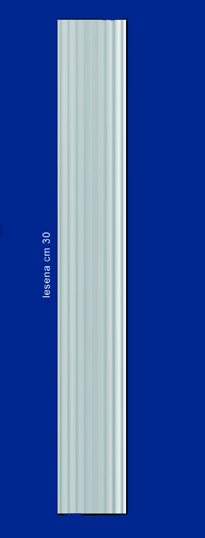 Pilastra de yeso de 30 cm