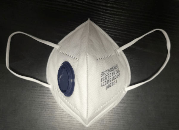 FFP2 face mask with fold/valve filter, Socim