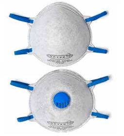 FFP2 filter mask with activated carbon and Socim valve