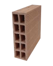 Brick 10 holes 8X25X25